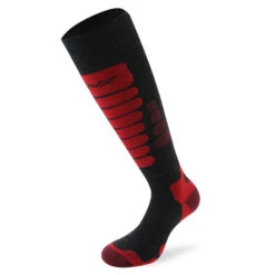 Lenz Skiing 3.0 Skisocken Grau Rot