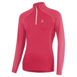 Loeffler Löffler W Midlayer Fine Stripe Transtex Damen Shirt Rot