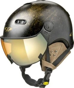 CP Carachillo Vintage Skihelm Schwarz