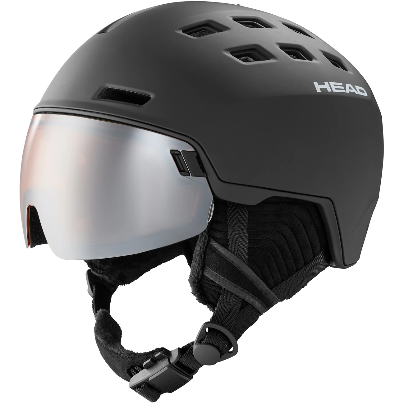 HEAD Radar Visier Skihelm Schwarz 1 HEAD Radar Visier Skihelm Schwarz