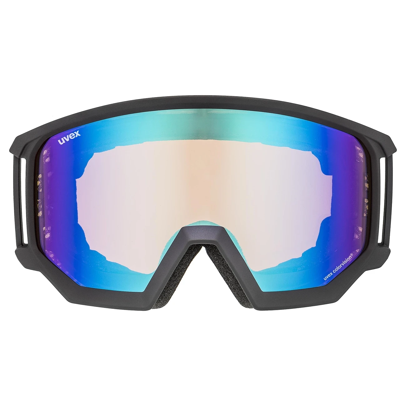 Uvex Athletic CV Skibrille Black Matt/blue-orange S2 2 Uvex Athletic CV Skibrille Black Matt/blue-orange S2 – Bild 2