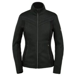 Spyder Encore Full Zip Damen Fleecejacke Schwarz