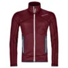 ORTOVOX Fleece Jacket Herren Midlayer Rot