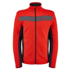 Spyder Encore Full Zip Herren Fleecejacke Rot