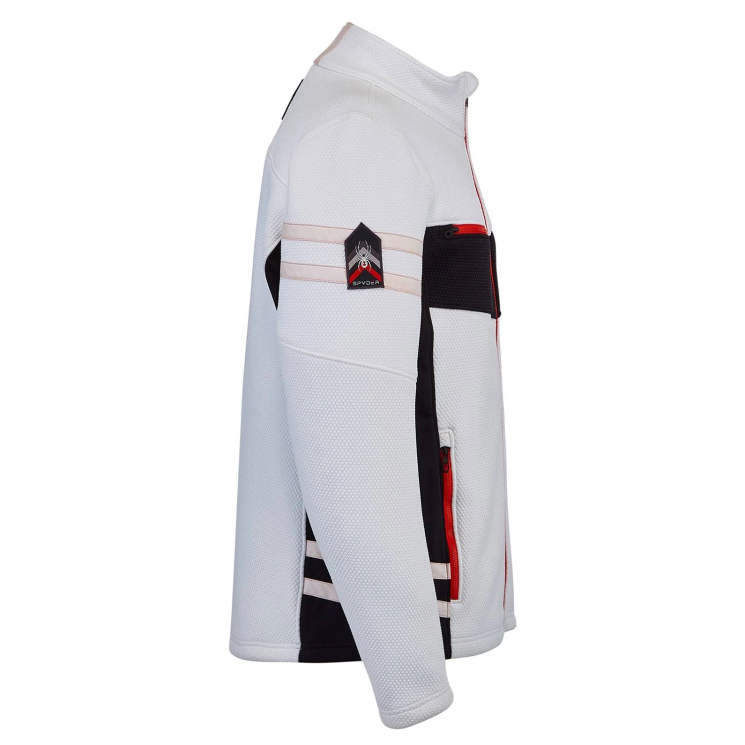 Spyder Wengen Encore Full Zip Herren Fleecejacke Weiss 4 Spyder Wengen Encore Full Zip Herren Fleecejacke Weiss – Bild 4