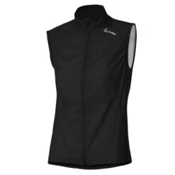Loeffler Löffler W Bike Vest WPM Pocket Damen Weste Schwarz