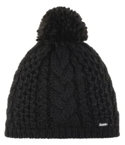 Eisbär EISBÄR Afra Pompon MÜ Mütze Schwarz