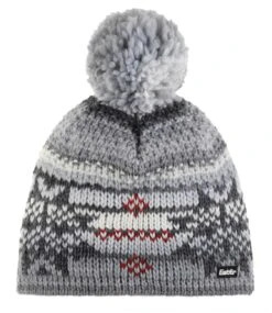 Eisbär EISBÄR Ike Pompon MÜ Mütze Grau