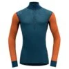 Devold Wool Mesh 190 Zip Neck Man Flame
