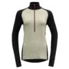 Devold Expedition Merino 235 Zip Neck Woman Fog Caviar