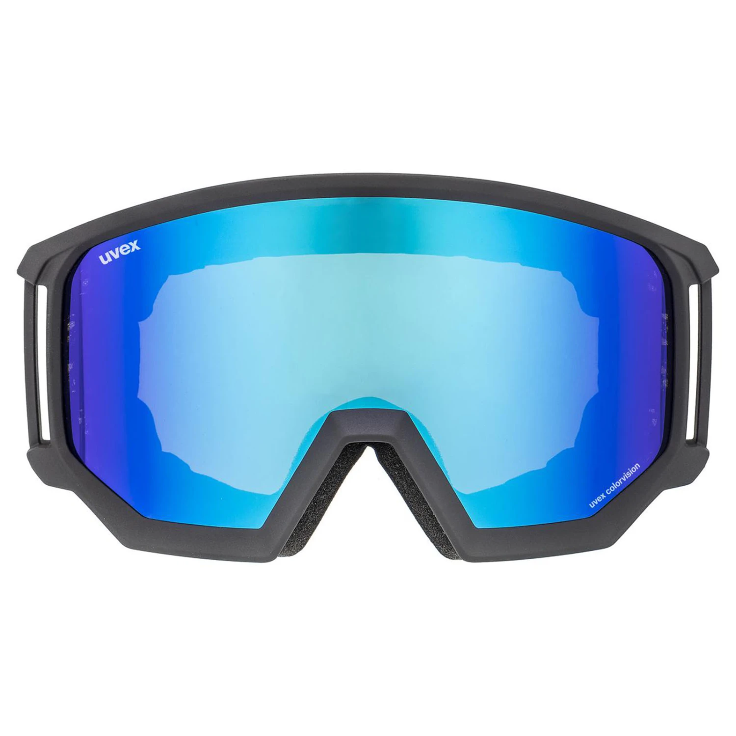 Uvex Athletic CV Skibrille Black Matt/blue-green S1 2 Uvex Athletic CV Skibrille Black Matt/blue-green S1 – Bild 2