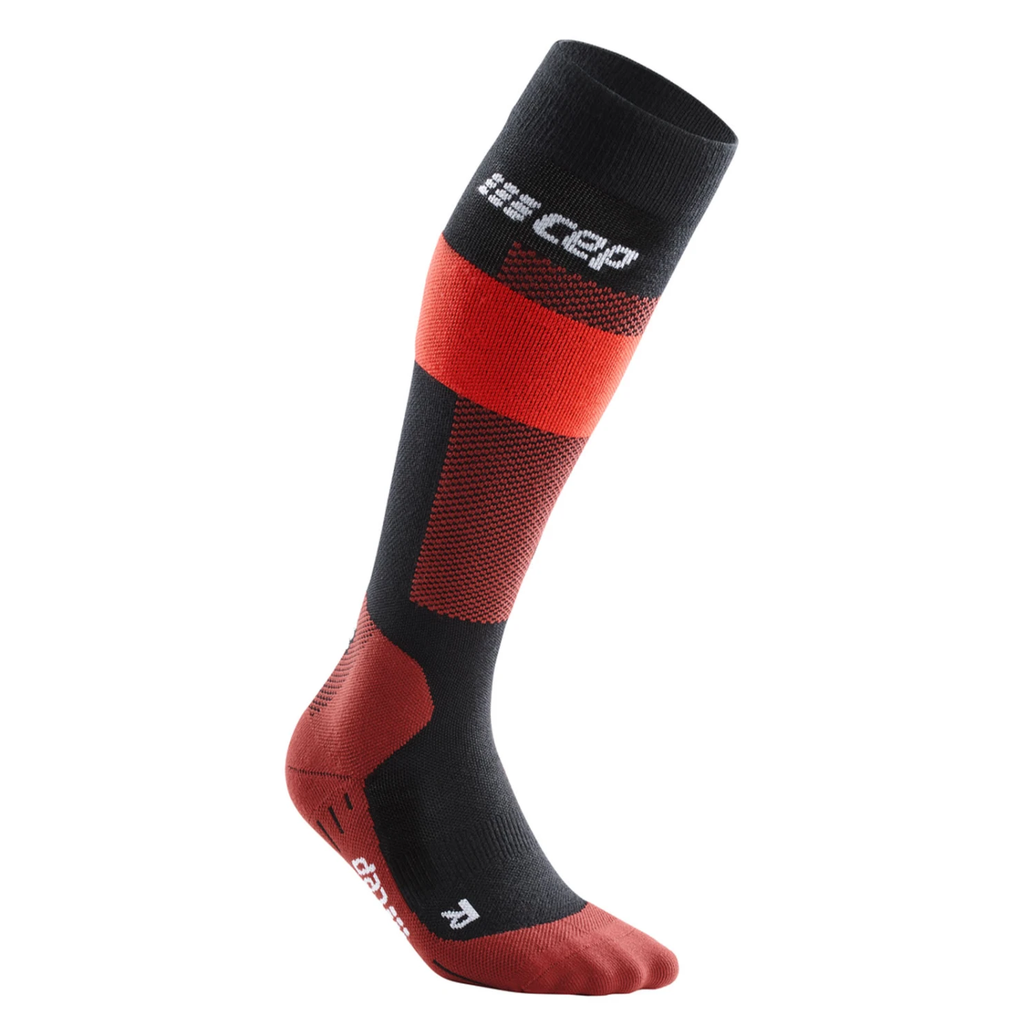 CEP Ski Merino Damen Kompressionssocken Rot 1 CEP Ski Merino Damen Kompressionssocken Rot
