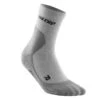 CEP Cold Weather Mid Cut Damen Laufsocken Grau