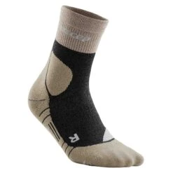 CEP Hiking Merino Mid Cut Damen Wandersocken Beige