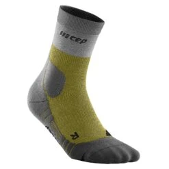 CEP Hiking Light Merino Mid Cut Herren Wandersocken Oliv