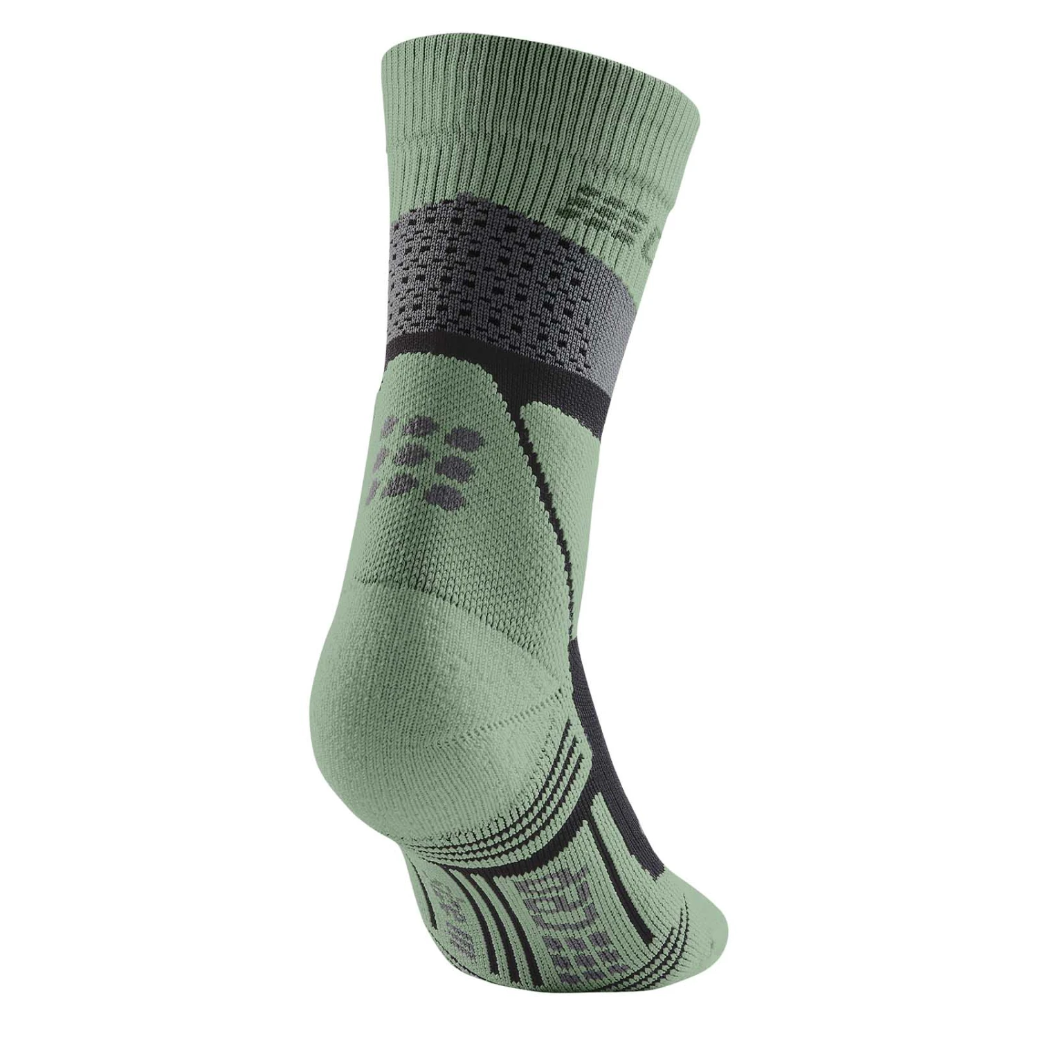 CEP Max Cushion Hiking Mid Cut Herren Wandersocken Grün 2 CEP Max Cushion Hiking Mid Cut Herren Wandersocken Grün – Bild 2
