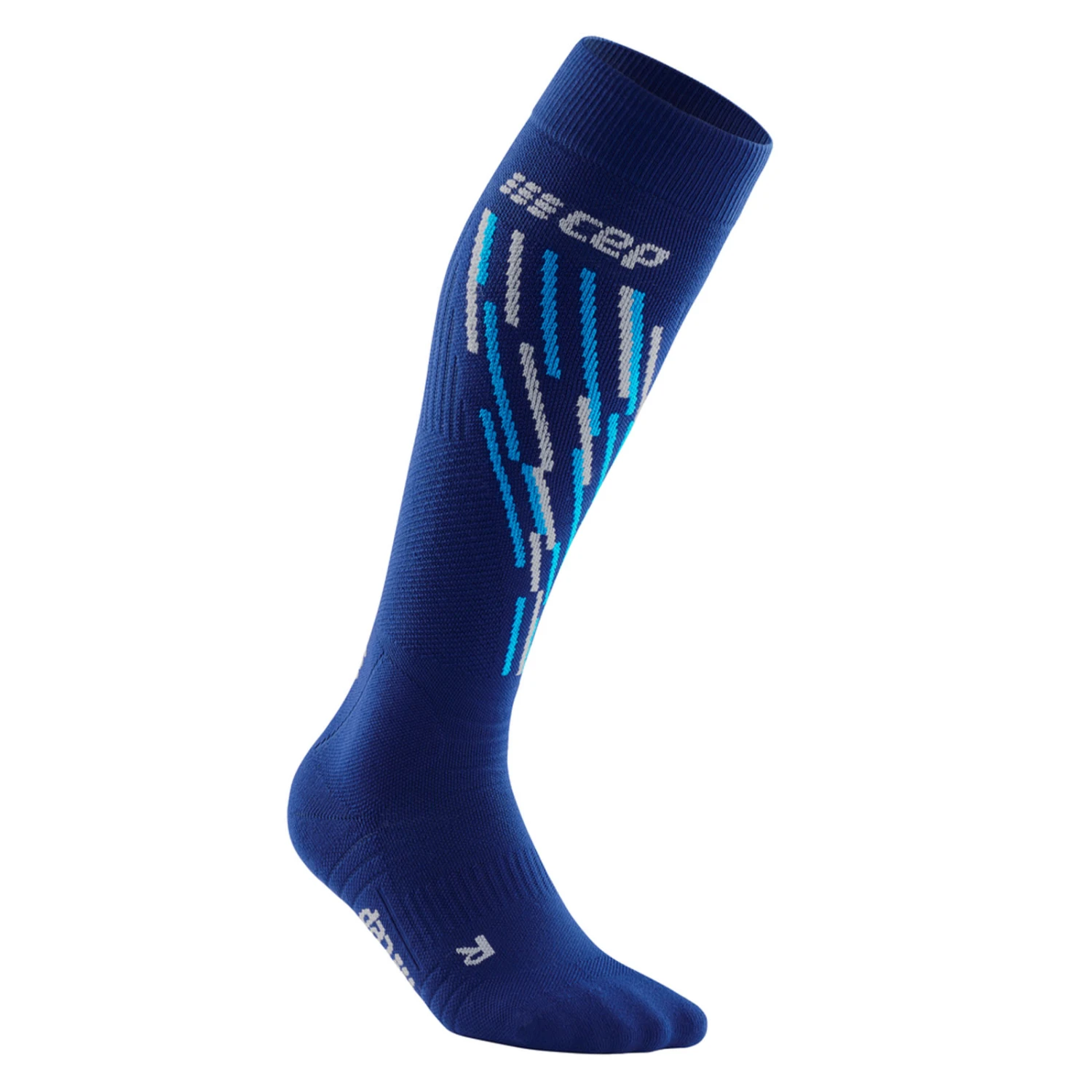 CEP Ski Thermo Herren Kompressionssocken Blau 1 CEP Ski Thermo Herren Kompressionssocken Blau