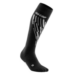 CEP Ski Thermo Herren Kompressionssocken Schwarz