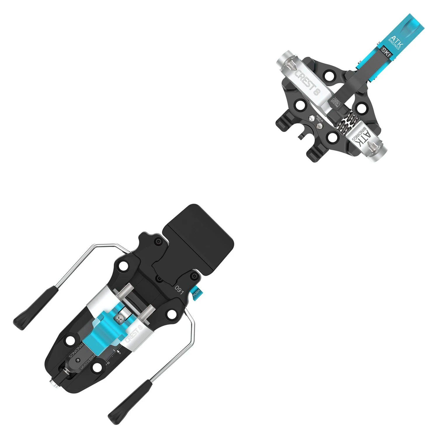 ATK Crest 8 Tourenskibindung Blau 5 ATK Crest 8 Tourenskibindung Blau – Bild 5