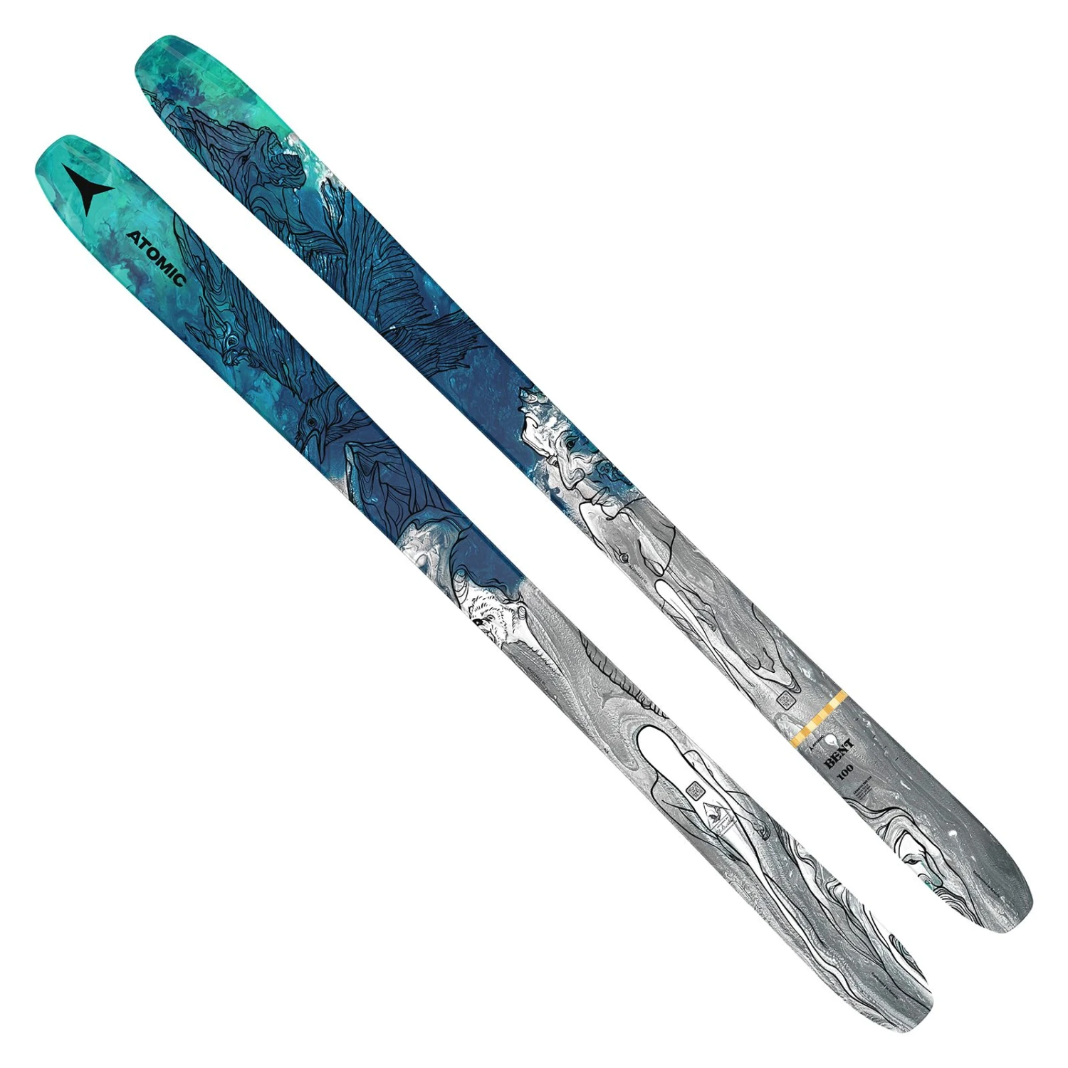 ATOMIC Bent Chetler 100 Freeride Ski 2022/23 1 ATOMIC Bent Chetler 100 Freeride Ski 2022/23