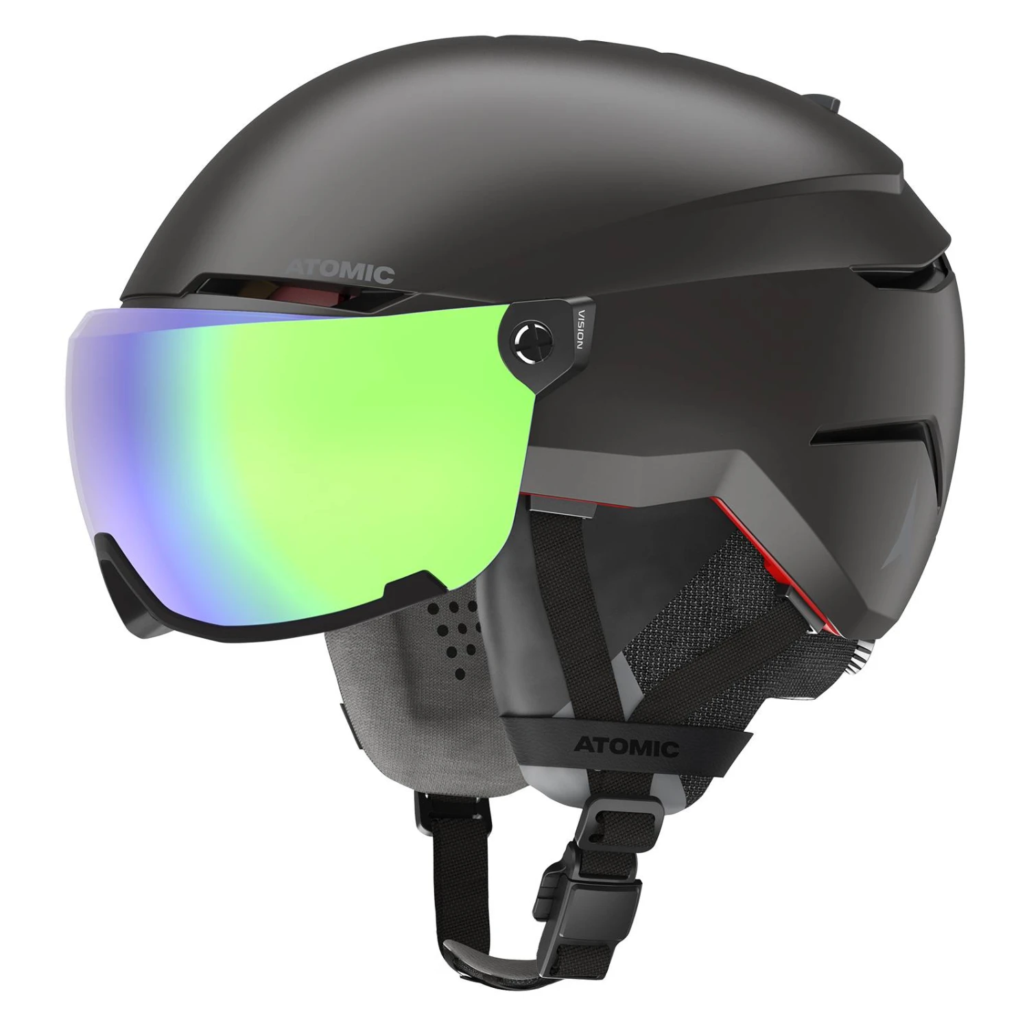 ATOMIC Savor AMID Visor HD Visier Skihelm Schwarz 2 ATOMIC Savor AMID Visor HD Visier Skihelm Schwarz – Bild 2
