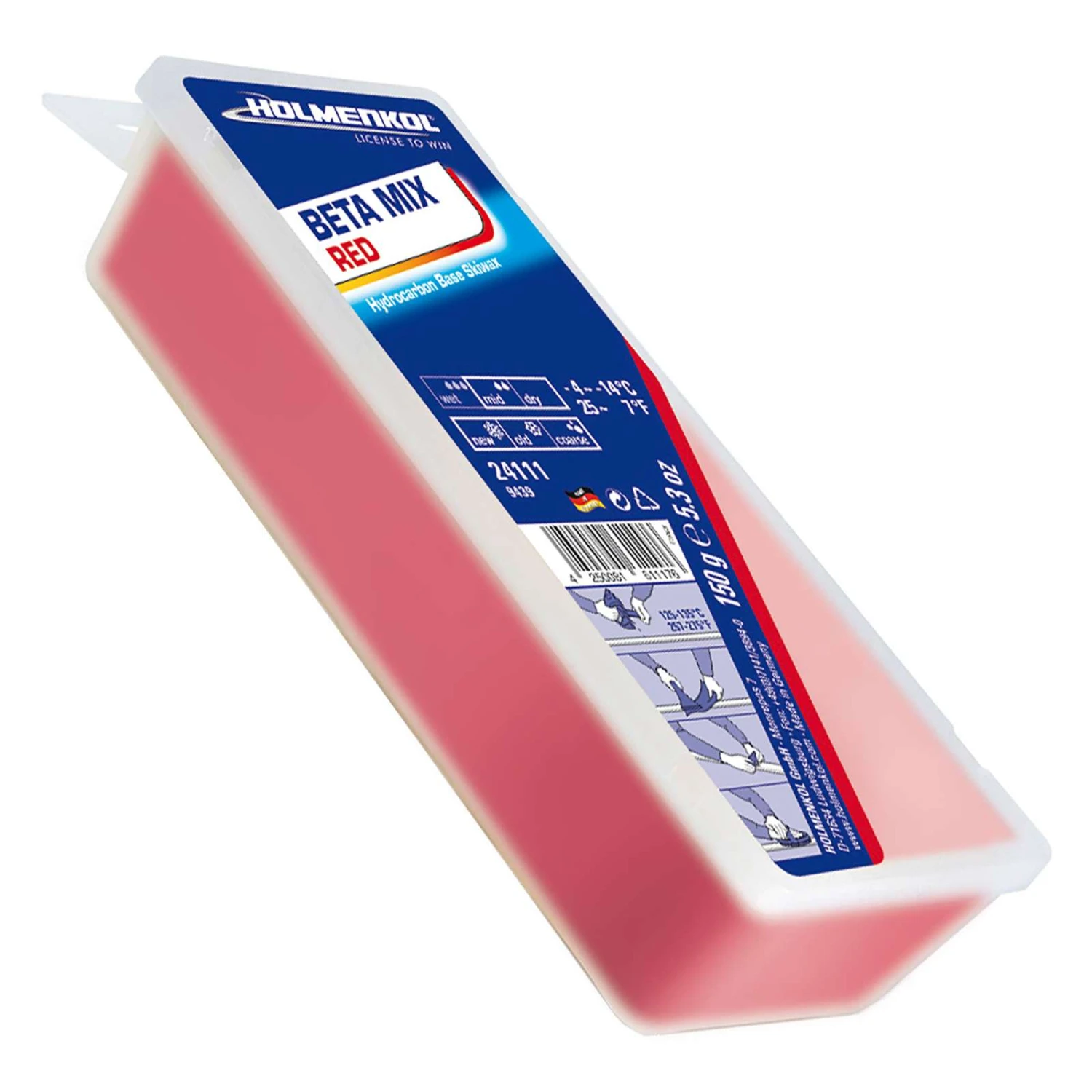 HOLMENKOL Betamix Weltcup Skiwax Red Skiwachs 1 HOLMENKOL Betamix Weltcup Skiwax Red Skiwachs