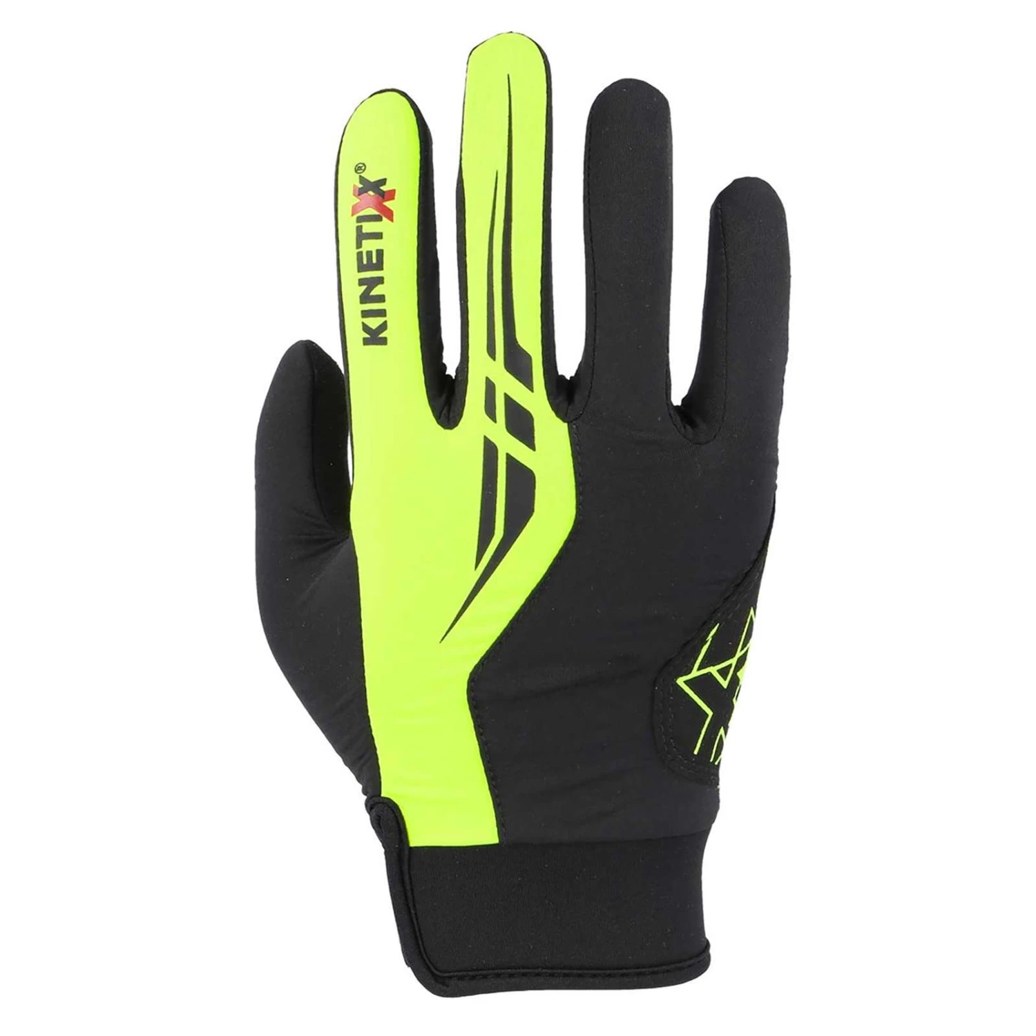 KINETIXX Nebeli Unisex Handschuhe Schwarz Gelb 3 KINETIXX Nebeli Unisex Handschuhe Schwarz Gelb – Bild 3