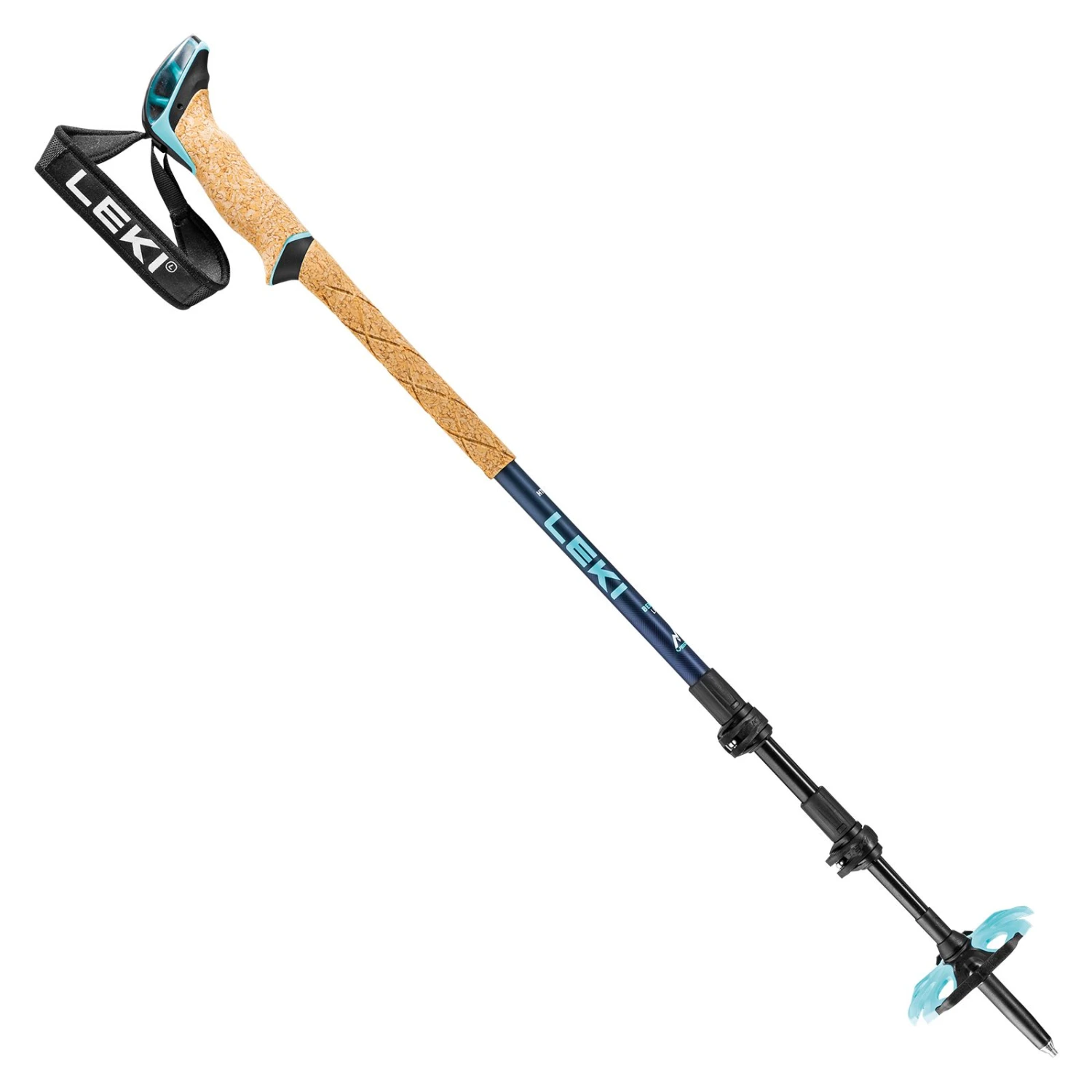 LEKI Bernina Lite 3 Damen Skitourenstöcke 100-135cm 2 LEKI Bernina Lite 3 Damen Skitourenstöcke 100-135cm – Bild 2