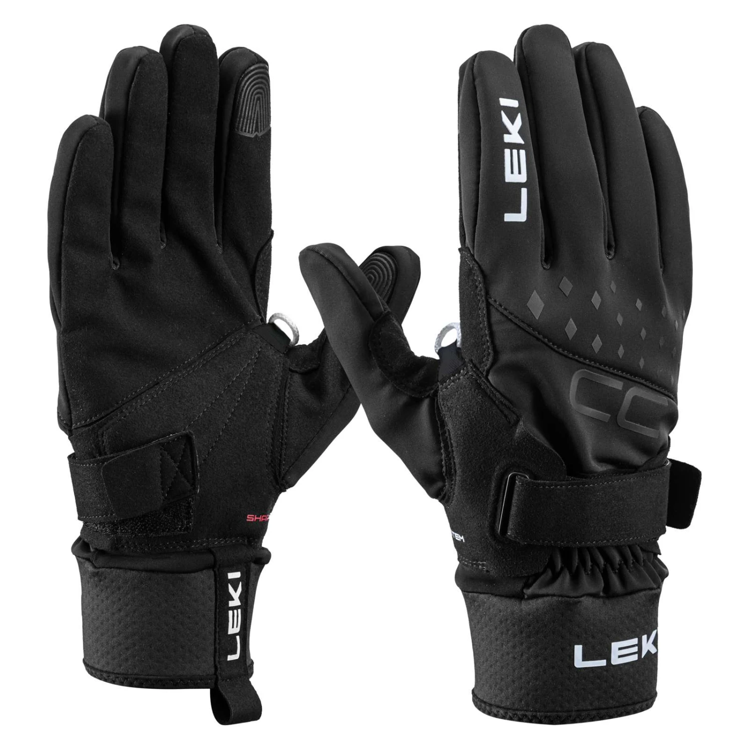 LEKI CC Shark Unisex Handschuhe Schwarz 1 LEKI CC Shark Unisex Handschuhe Schwarz