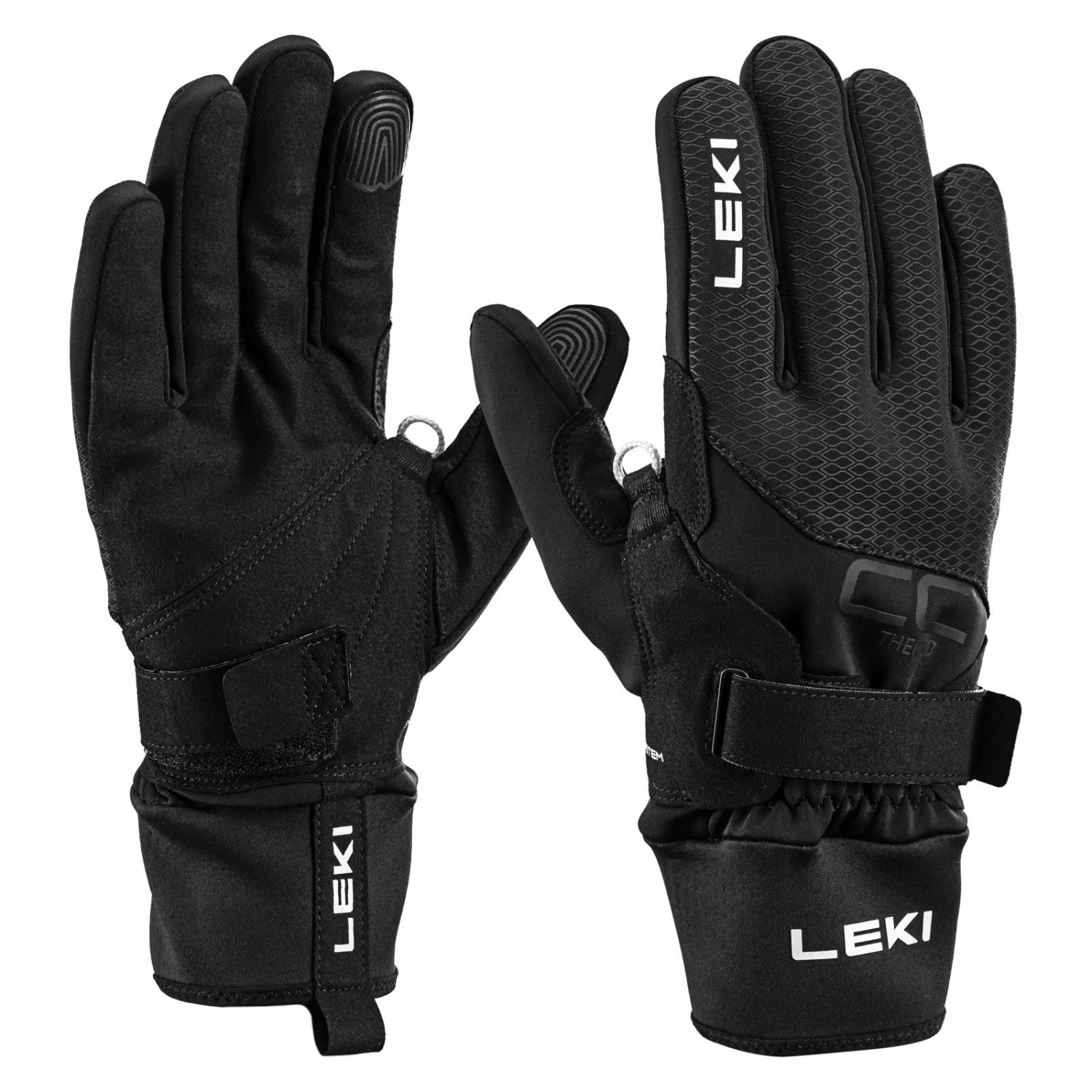 LEKI CC Thermo Shark Langlaufhandschuhe Schwarz 1 LEKI CC Thermo Shark Langlaufhandschuhe Schwarz