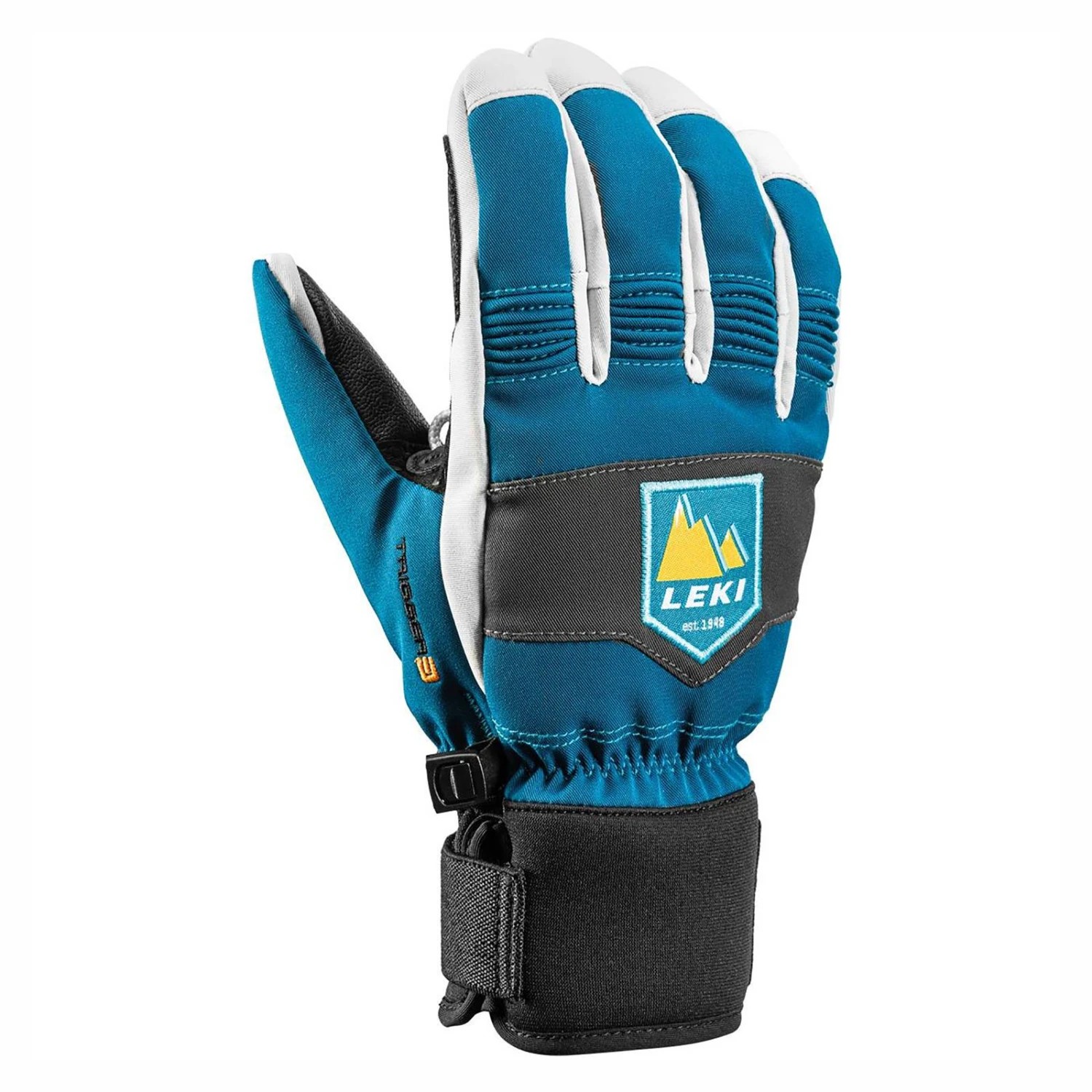 LEKI Patrol 3D Junior Skihandschuhe Blau 2 LEKI Patrol 3D Junior Skihandschuhe Blau – Bild 2