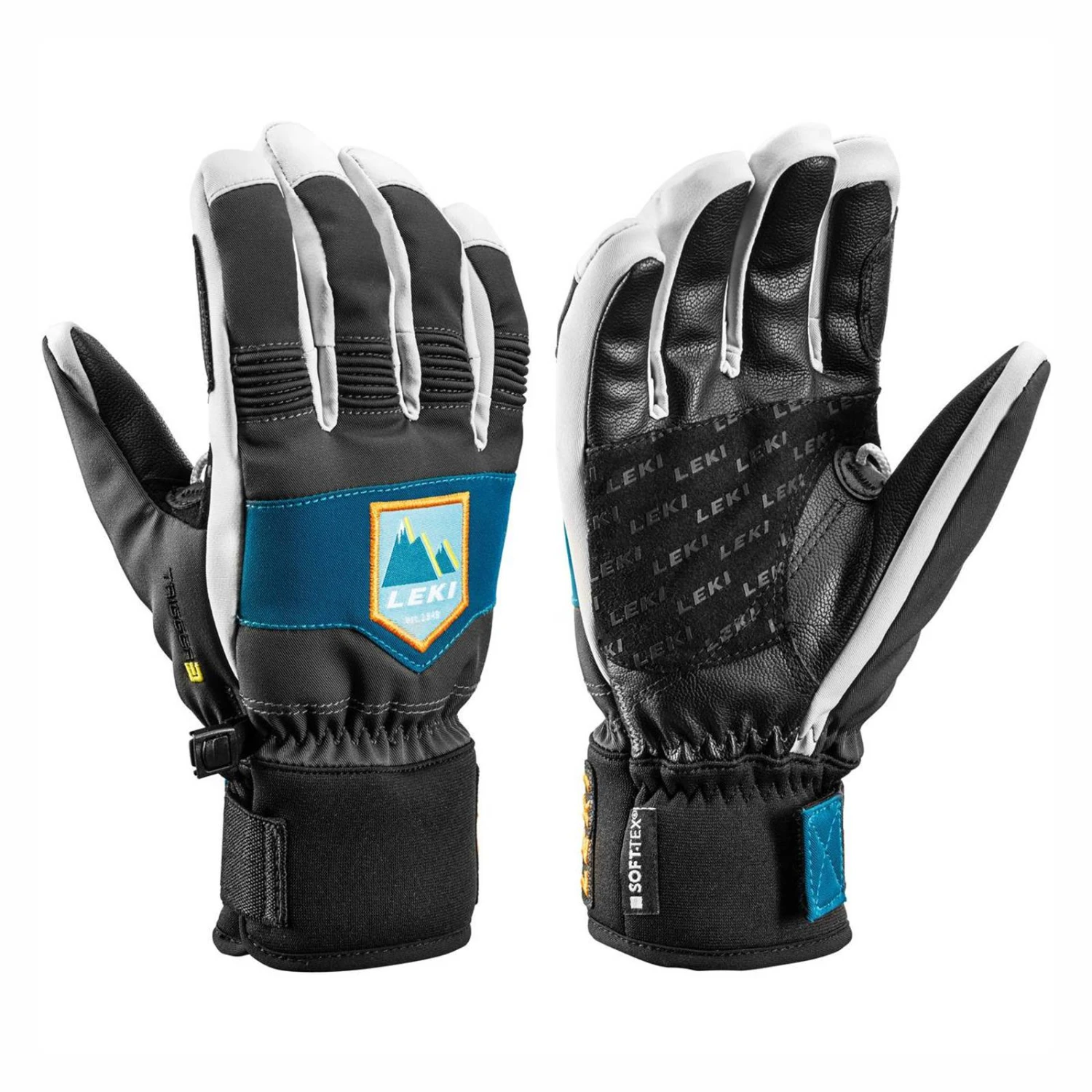 LEKI Patrol 3D Junior Skihandschuhe Schwarz 1 LEKI Patrol 3D Junior Skihandschuhe Schwarz