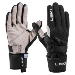LEKI PRC Premium Shark Langlaufhandschuhe Schwarz
