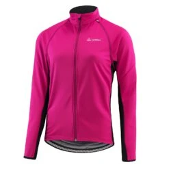 Loeffler Löffler W Bike Zip-Off Jacket San Remo 2 WS Light Damen Radjacke Rot