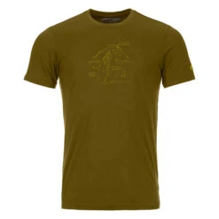 Ortovox 120 Tec Lafatscher Topo Herren T-Shirt Oliv