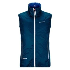 ORTOVOX Swisswool Piz Cartas Vest Herren Isolationsweste Blau