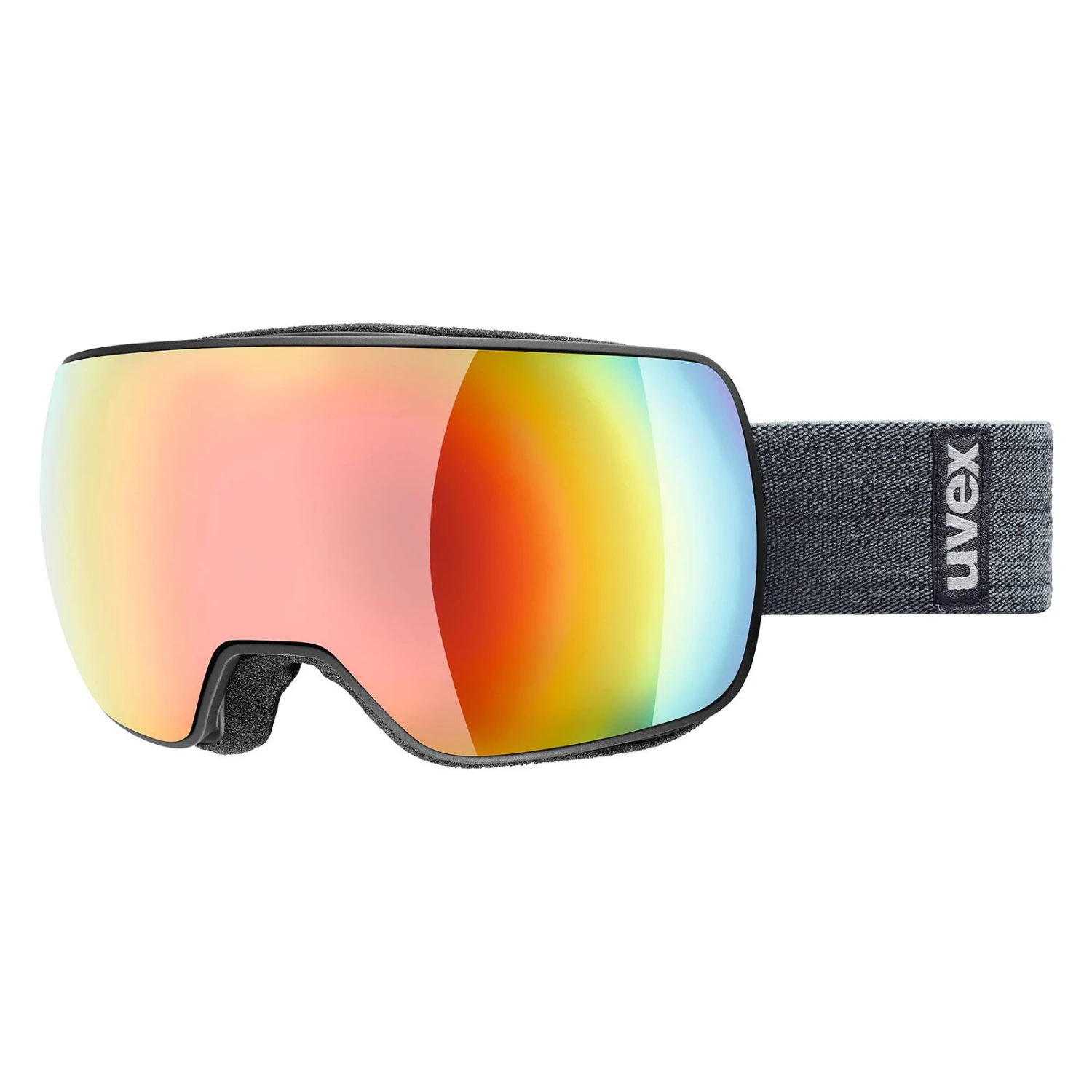Uvex Compact FM Skibrille Schwarz 1 Uvex Compact FM Skibrille Schwarz